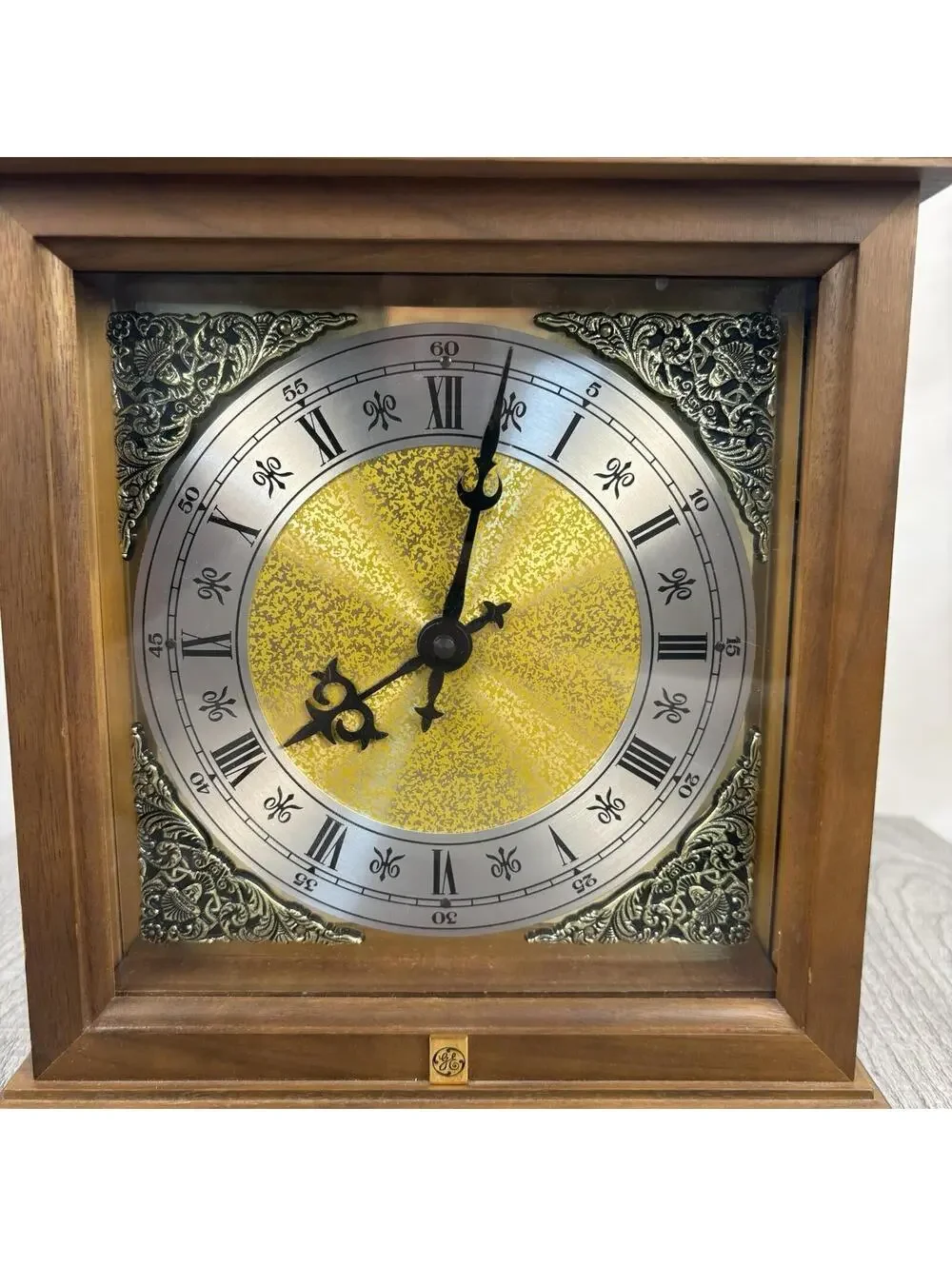 Hermle Quartz Wall Clock - Walnut Case - Made in W. Germany